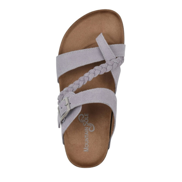 Mountain Sole Women's Lavender Leather Sandals Size 9 - Picture 1 of 5